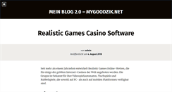 Desktop Screenshot of mygoodzik.net